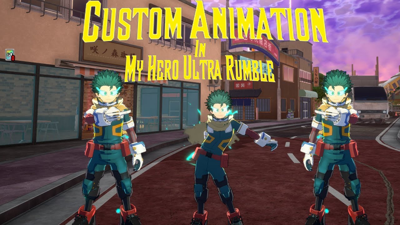 Custom Animations in My Hero Ultra Rumble Pc Mods (Fortnite Emote Pack)