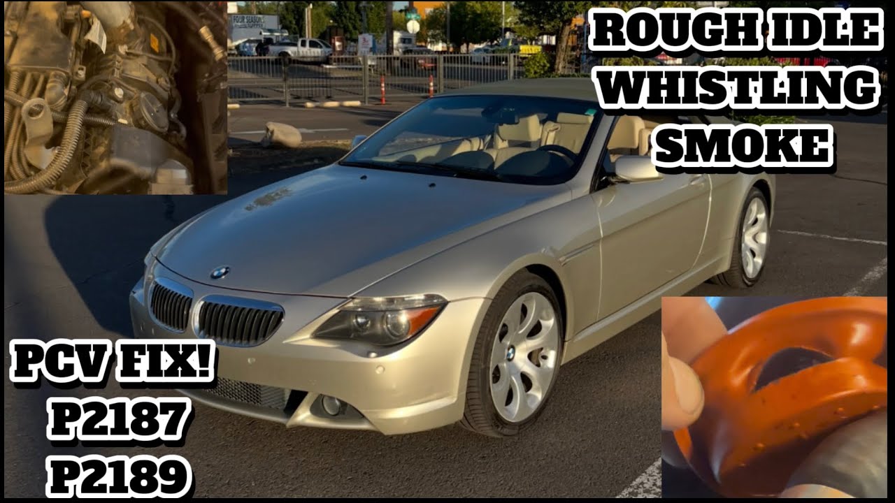 Replacing PCV/CCV Diaphragms on BMW n62 V8 to Fix Rough idle, Whistling, and Smoke P2187 P2189