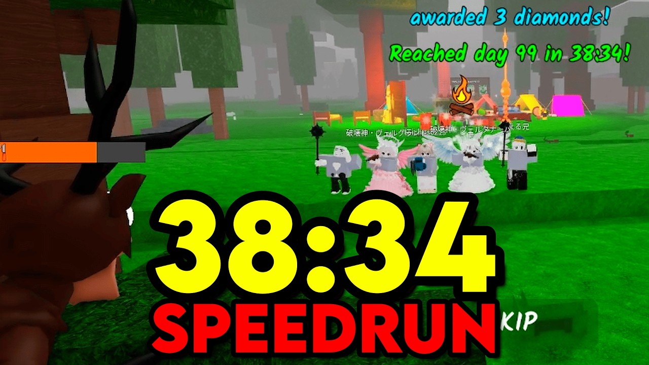 99 Nights in the Forest Speedrun 38:34 | Roblox