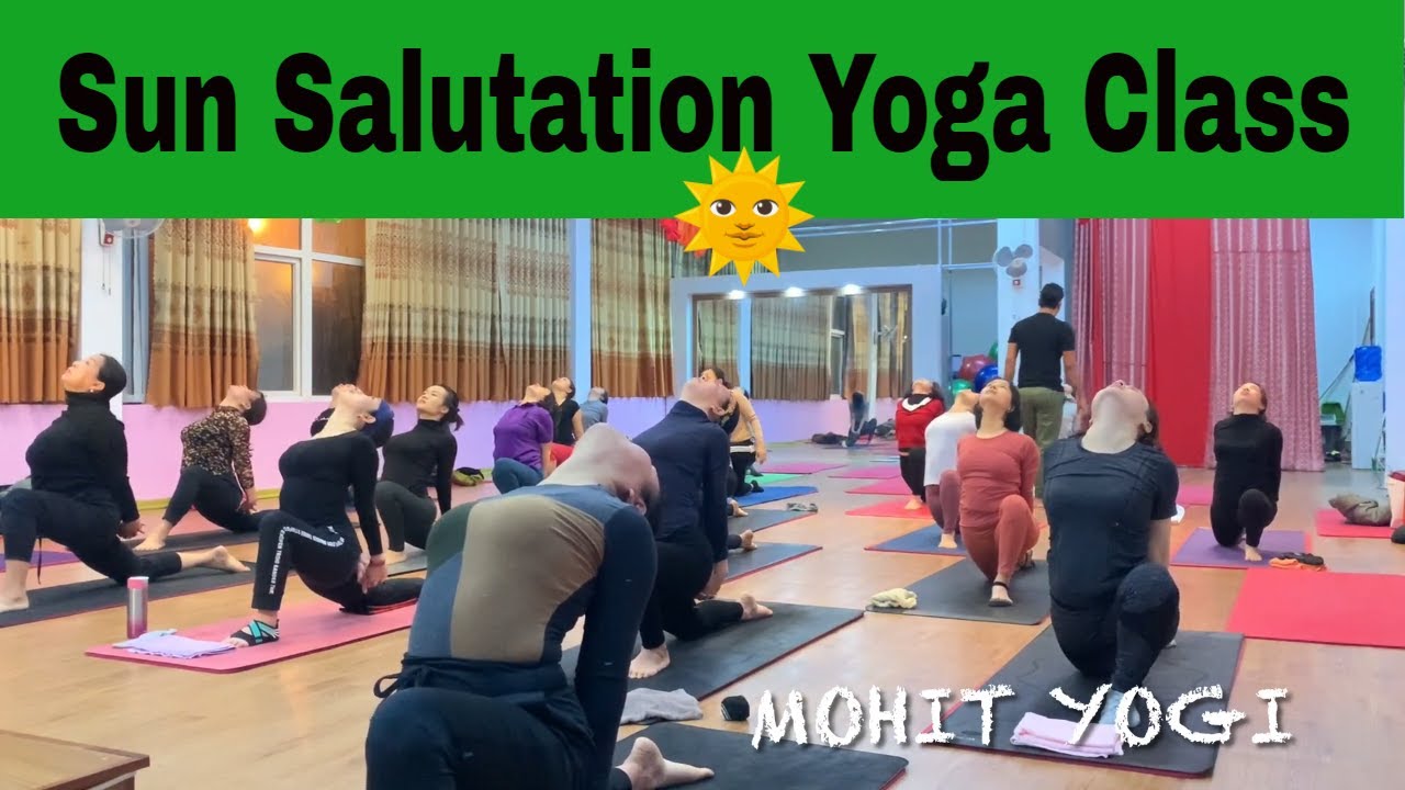 45 Minute Yoga Class - Sun Salutations With Mohit yogi  |  Hanoi  | Vietnam |