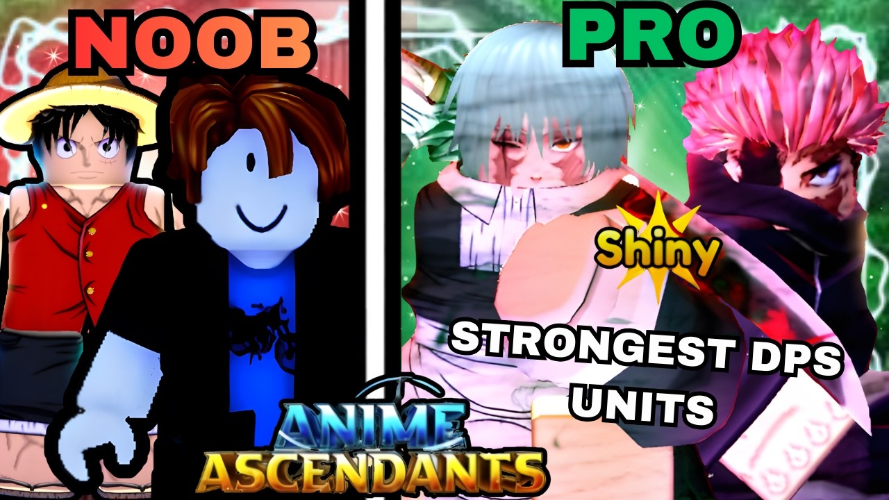 Spending 10+ HOURS Going Noob To Pro In Anime Ascendants & Obtaining SHINY META MAKI and ITADORI