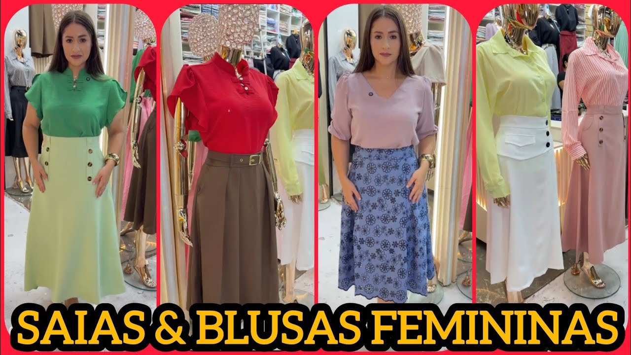 SAIAS &BLUSAS FEMININAS 🇧🇷 PROVADOR FASHION COM PAULA MONBERG 🌹✨#vestidos #moda #modamodesta 