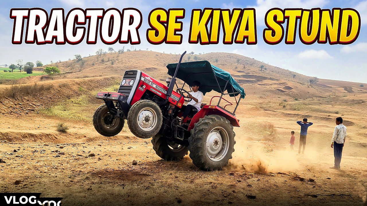 TRACTOR STUND VLOG 😯#newvideo #vlog 