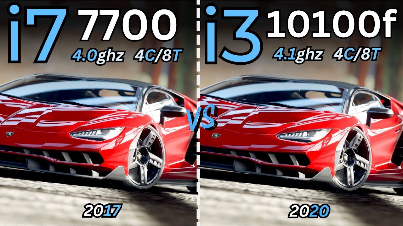 i7 7700 vs i3 10100f | Tested in 12 Games (2024) | 1080p