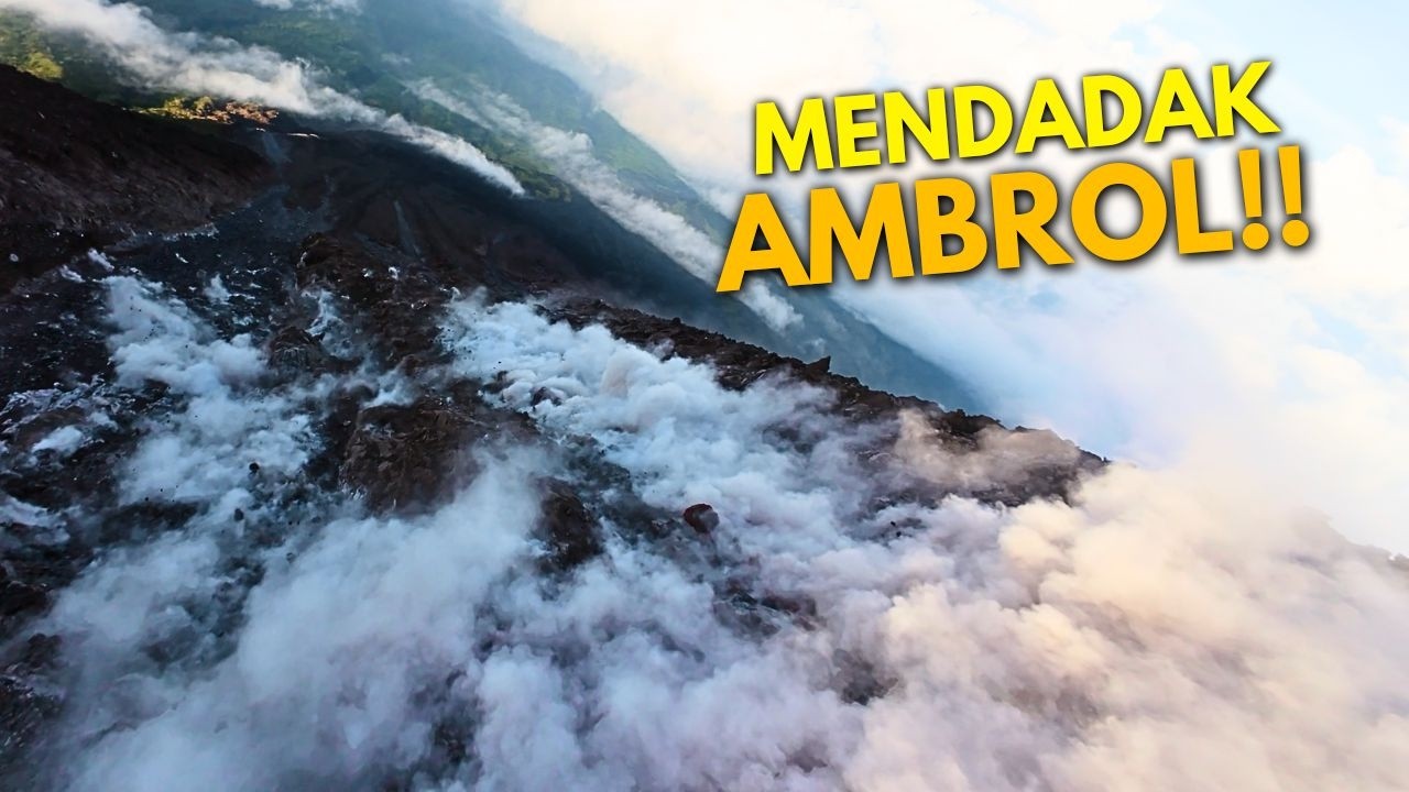 Massive Collapse&hellip; I Dove Straight Into the Pyroclastic Flow | Merapi