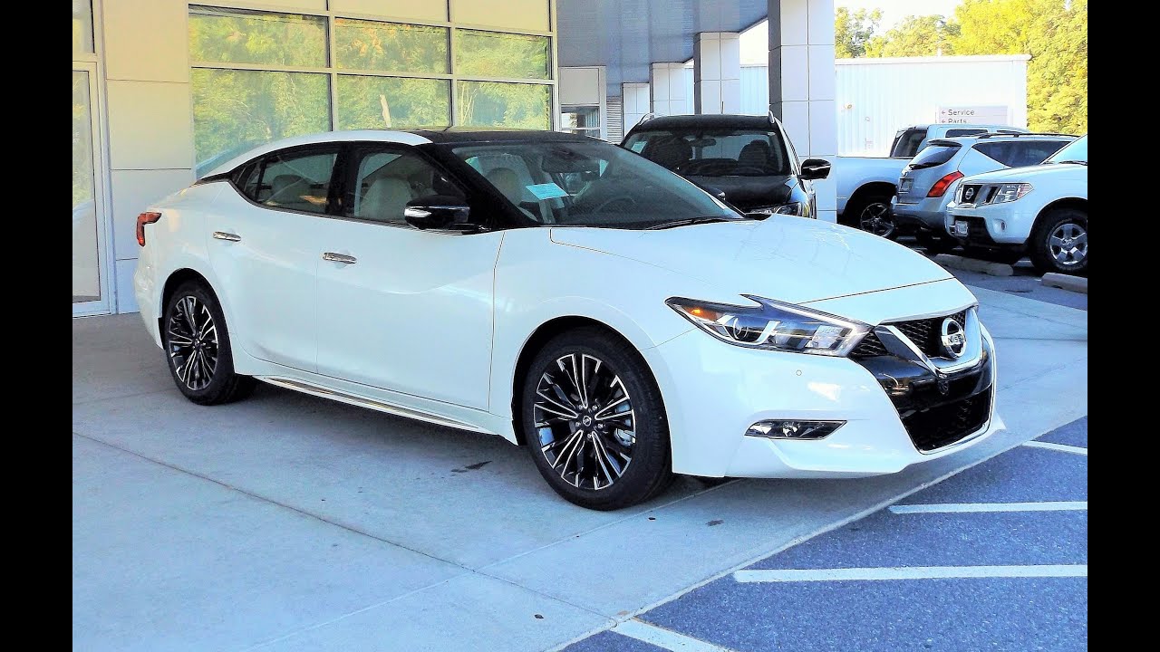 2016 Nissan Maxima Platinum 3.5L V6 Start Up, Review and Full Tour