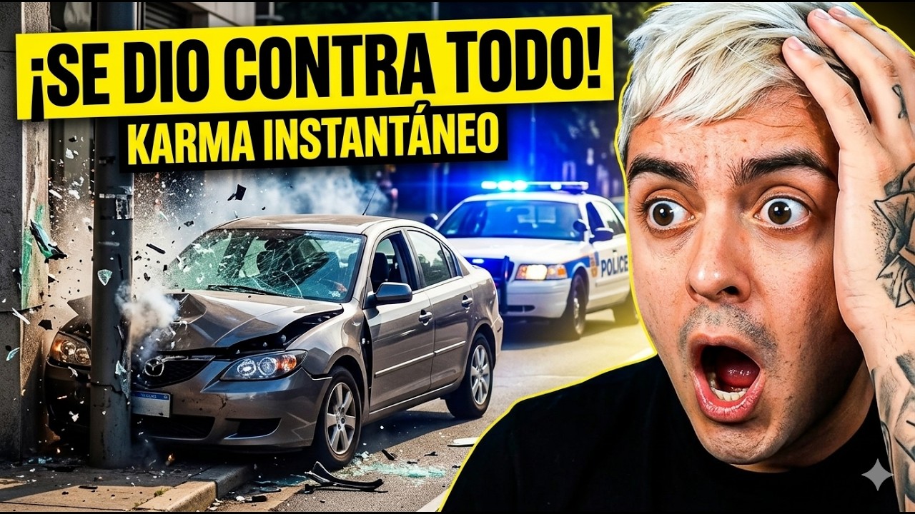 KARMA INSTANTANEO CONDUCIENDO 💥😬