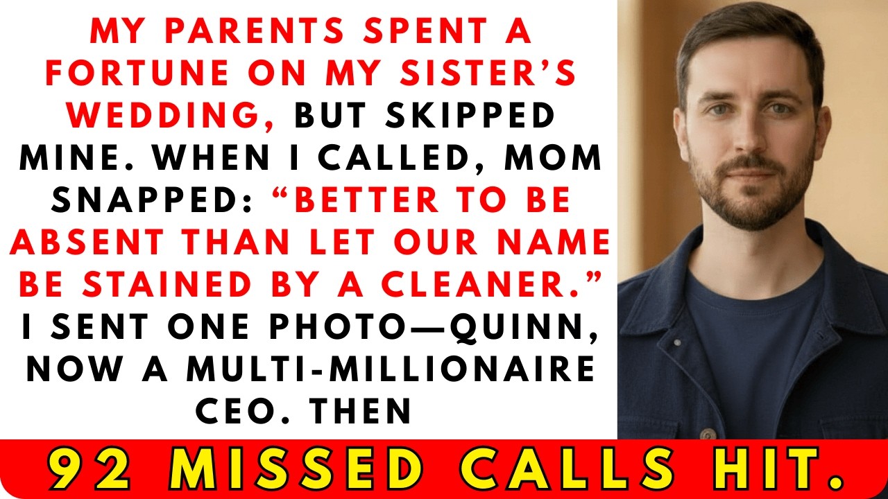 My Parents Skipped My Wedding Over A 'Cleaner'—Then Her CEO Photo Triggered 92 Desperate Calls Today