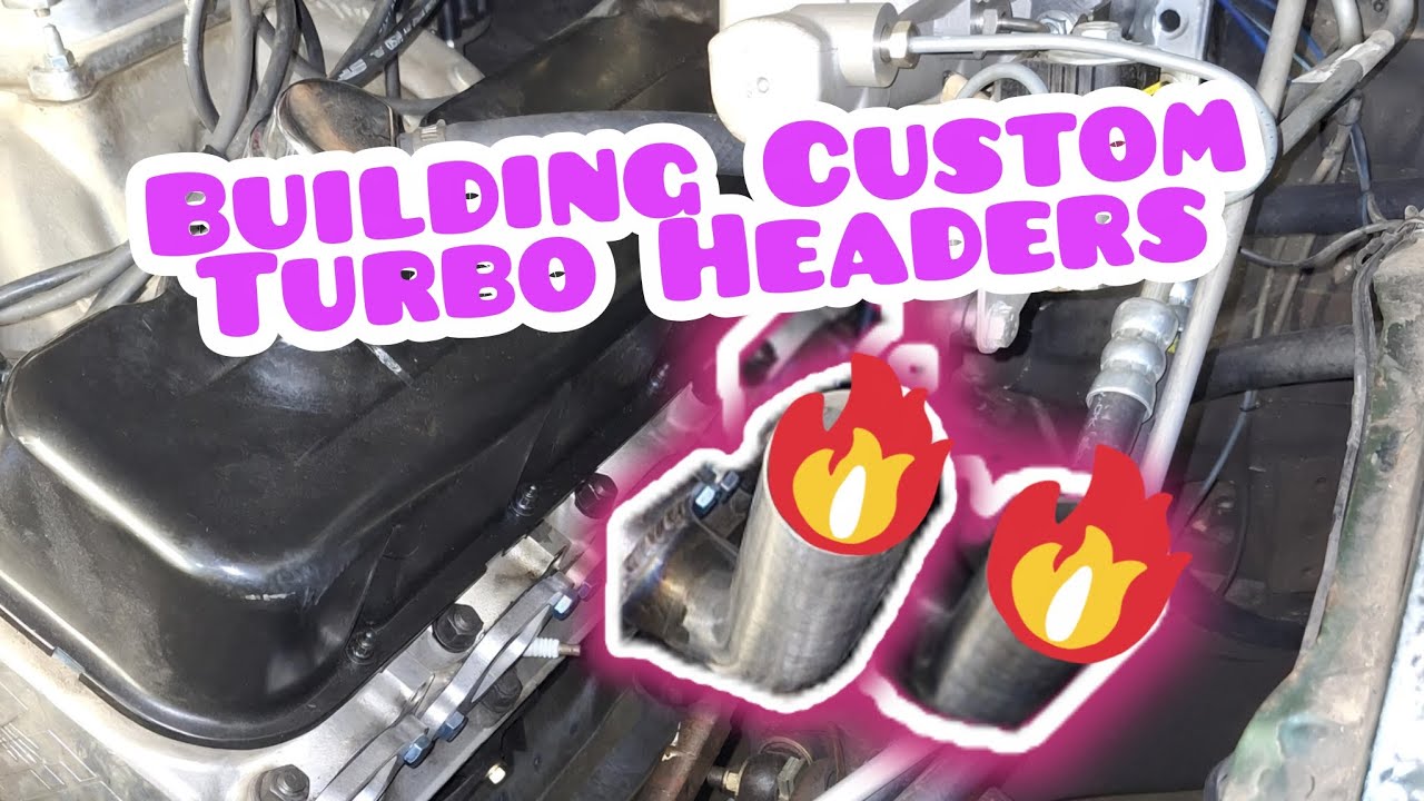 Started fabricating custom headers for a twin turbo big block Monte Carlo street car! 