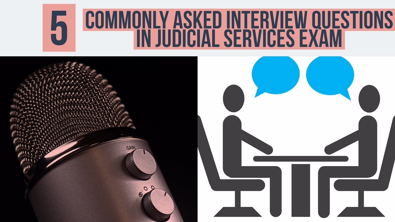 5 Common Interview Questions in Judicial Services Exam #Quickie