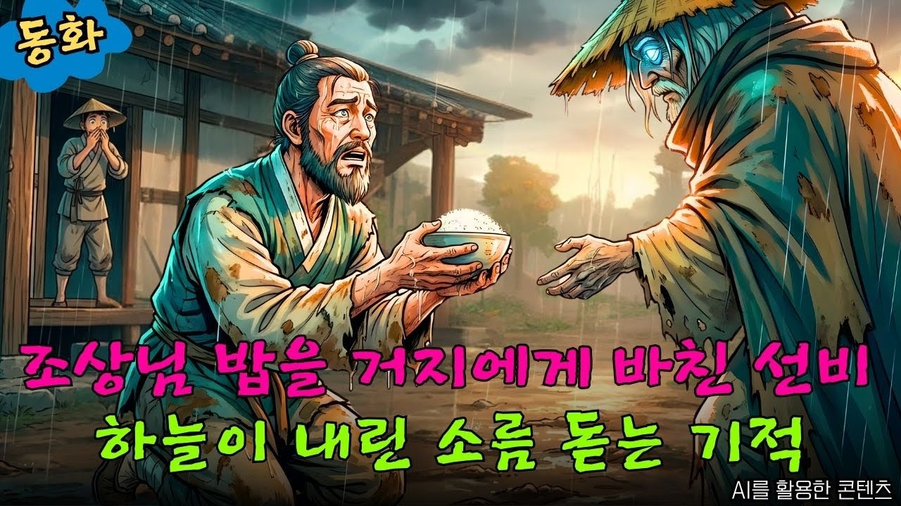 굶주린 조상신인가, 악귀인가? 제사상 뒤엎고 거지에게 절한 선비의 최후ㅣ옛날이야기 ㅣ민담 ㅣ오디오북ㅣ전설ㅣ설화 ㅣ야담