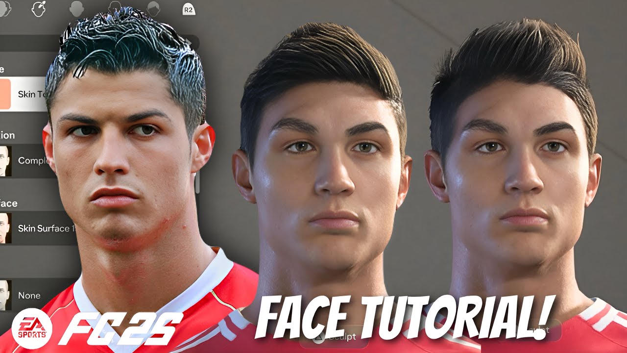How to create CRISTIANO RONALDO 07/08 in EA FC25