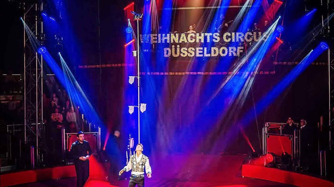 HUAN VARGAS 2024/25 juggling act. Düsseldorf Weihnachtscircus.