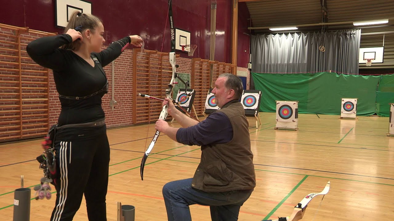 Mesterskytte på besøg i Lollands Bueskytteklub