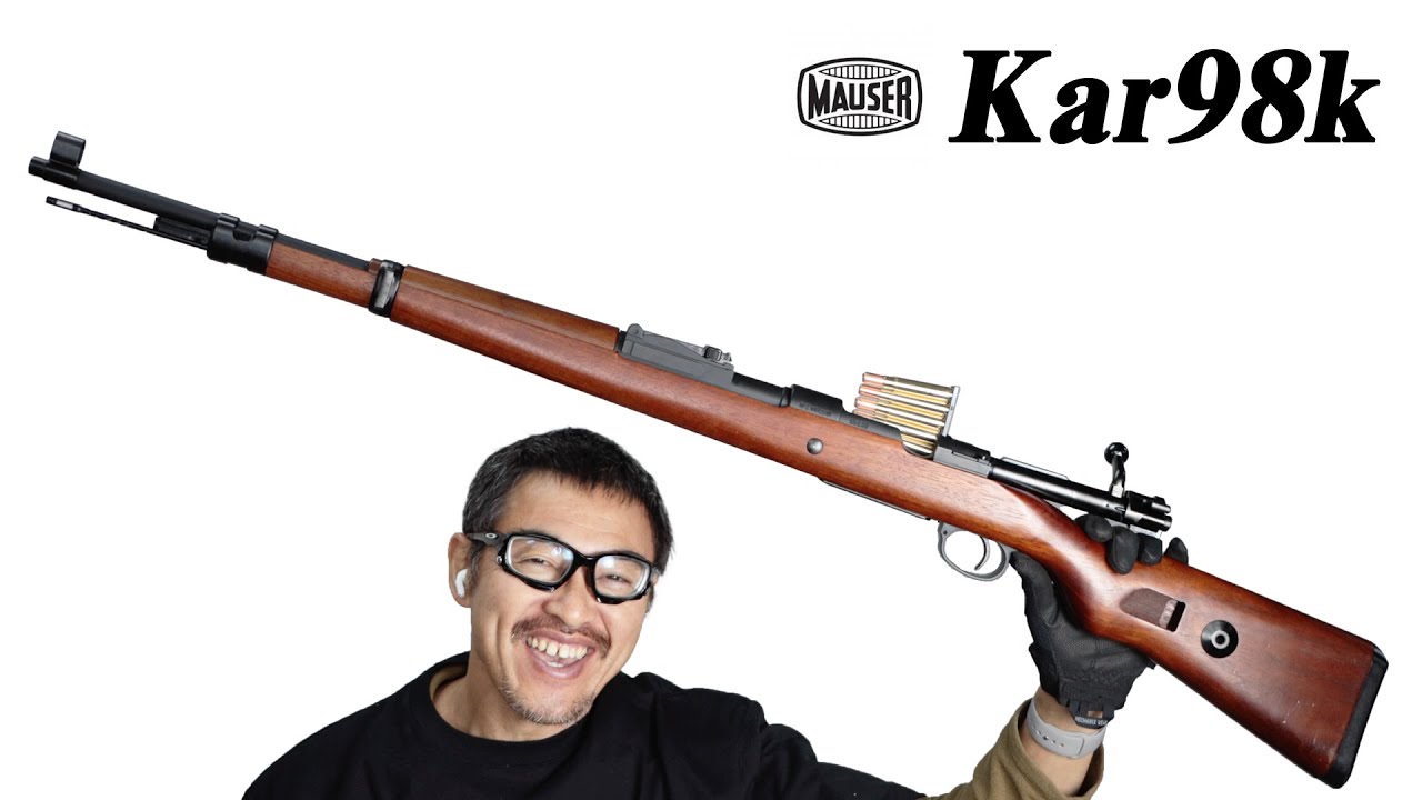 kar98k 強化版 Mauser公式 リアルカート&ウォールナットストック マットブラックABS  ボルトアクション ライフル ガスガン レビュー 2021年元旦 明けましておめでとうございます🎊