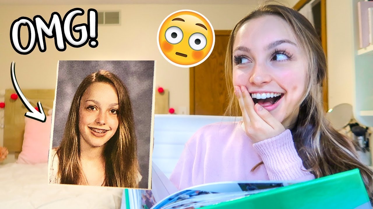Reacting to Old Yearbook Photos!! Sydney Serena Vlogs