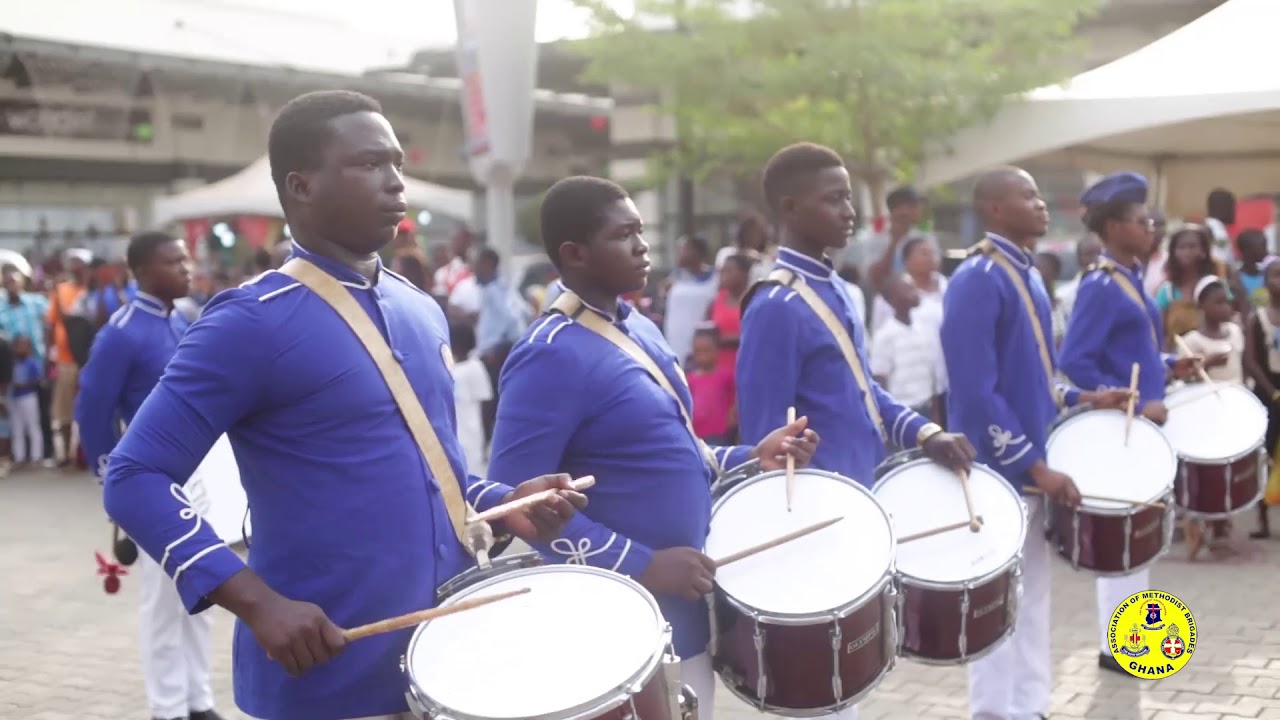 Tema Diocesan Band Flash Mob Performance at the Junction Mall.