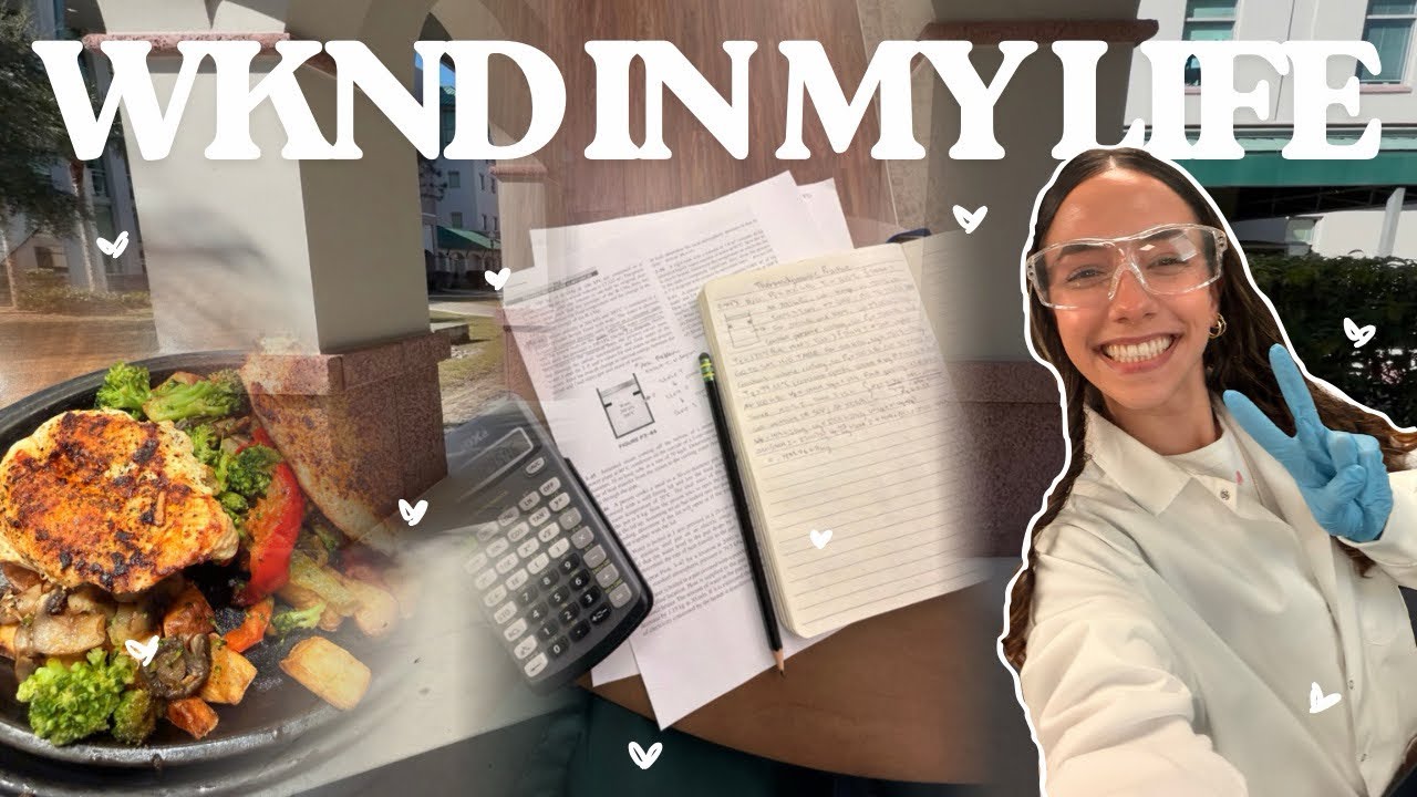 REALISTIC WKND IN COLLEGE | as a busy engineering major!