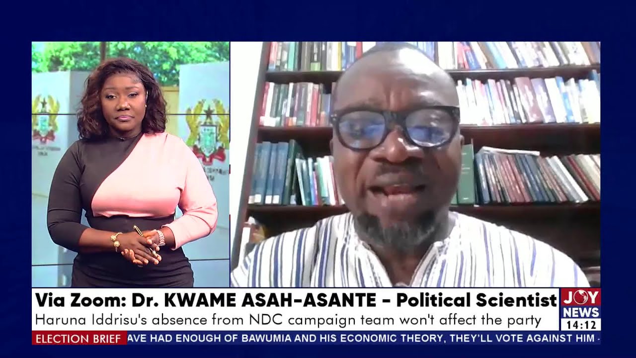Haruna Iddrisu's absence from the NDC campaign team won't affect the party - Dr Asah-Asante