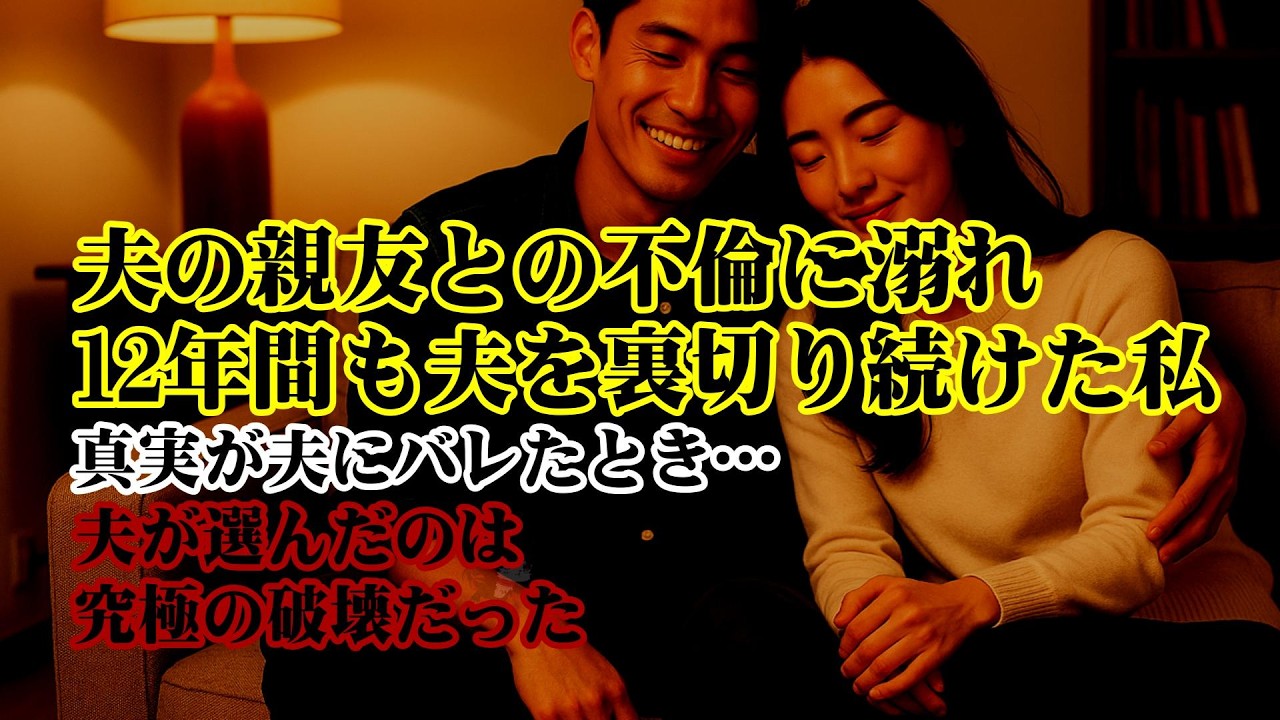 【離婚】夫の親友との不倫に溺れ気づけば12年間も夫を裏切り続けた私…真実が夫にバレたとき、夫が選んだのは究極の破壊だった…その日から後悔が付きまとい残りの人生から笑顔が消えた…【シタ妻】