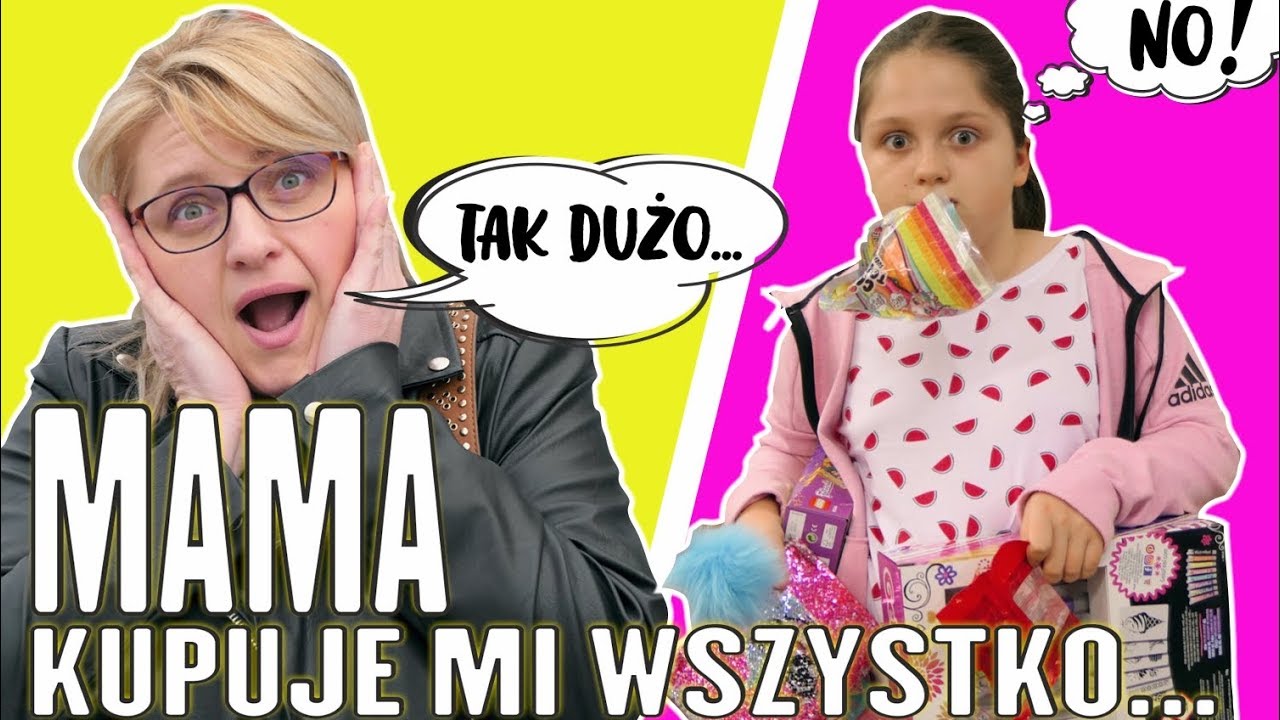 MAMA KUPUJE MI WSZYSTKO CO WYBIORĘ 😍 PREZENTY NA DZIEŃ DZIECKA 🌈