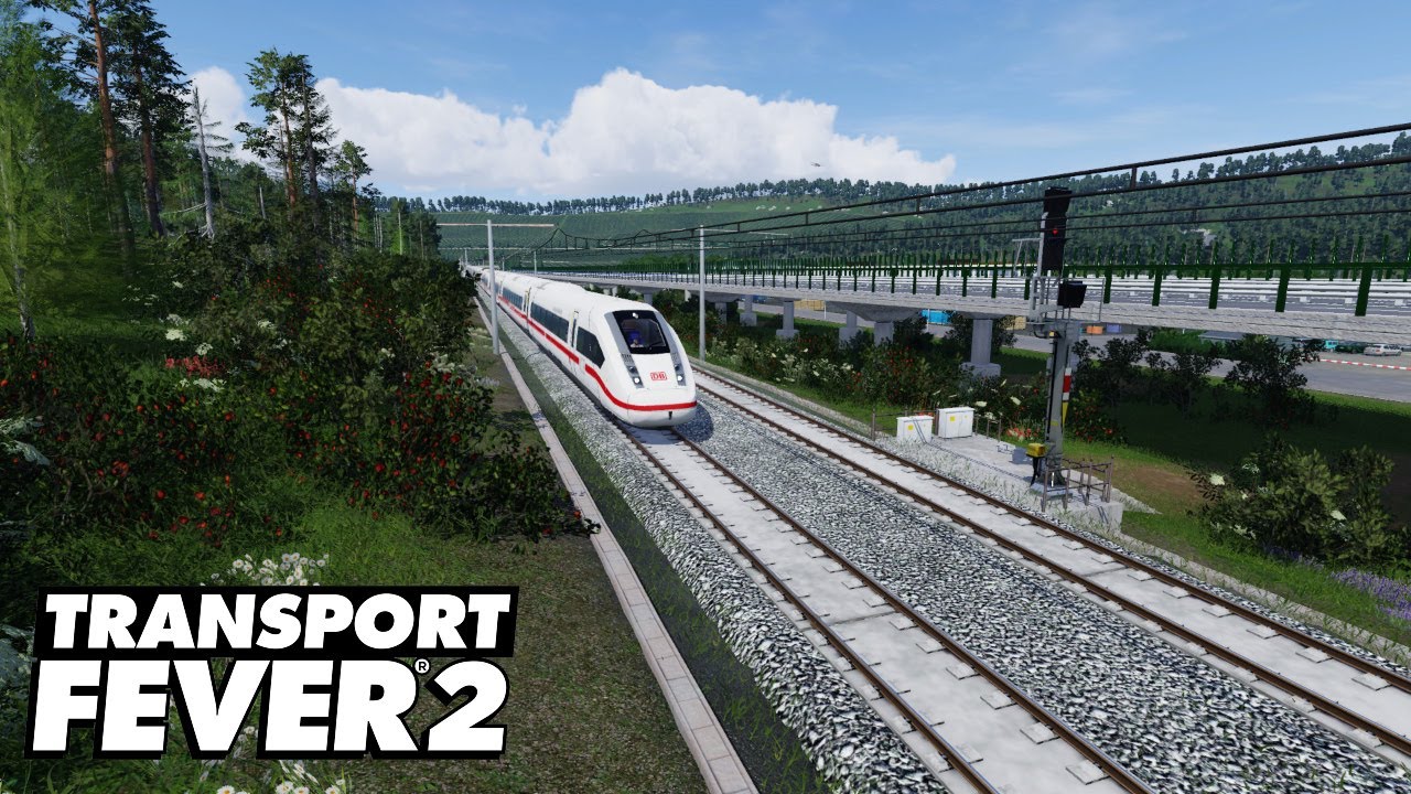 Transport Fever 2 [Schönbau S3 #18] ICE 4 auf der Schnellfahrstrecke (Mitfahrt)