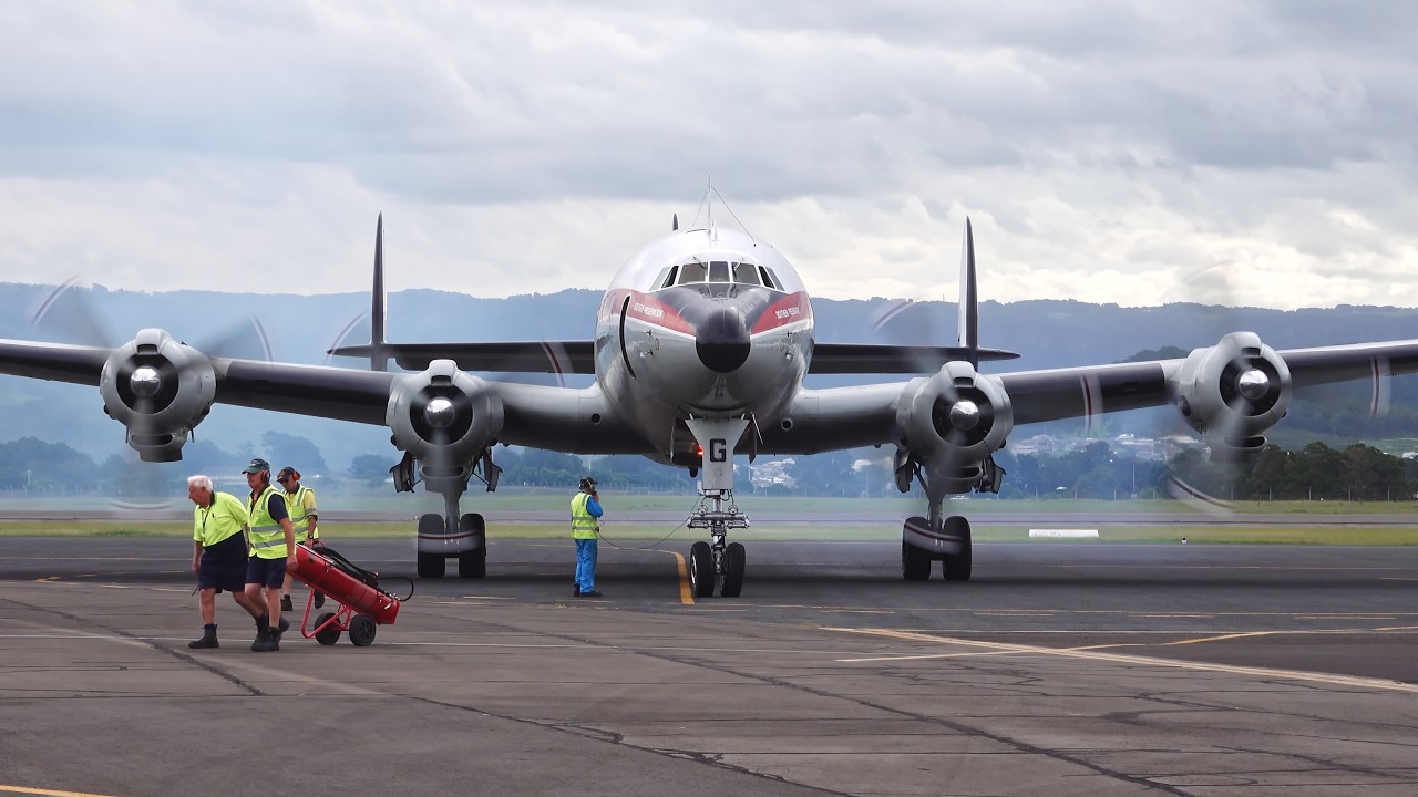 Super Constellation Full Operation | Epic Piston Sound — The Only Flying Connie (2026)