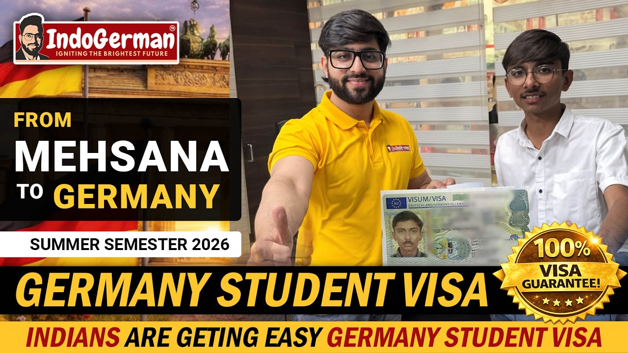 Mehsana Student Got Germany Visa in Just 1 Month 😱 | Secret German University for Engineers 2026
