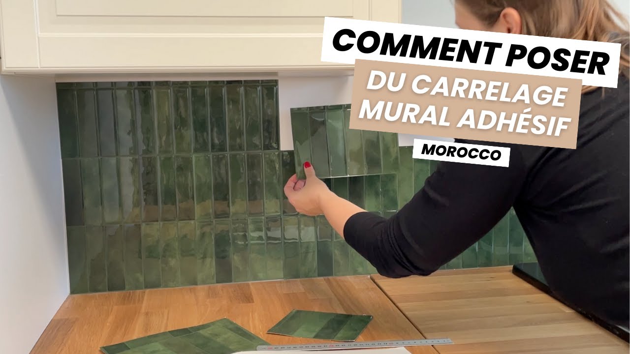 Comment poser du carrelage mural adh&eacute;sif Morocco | Smart Tiles