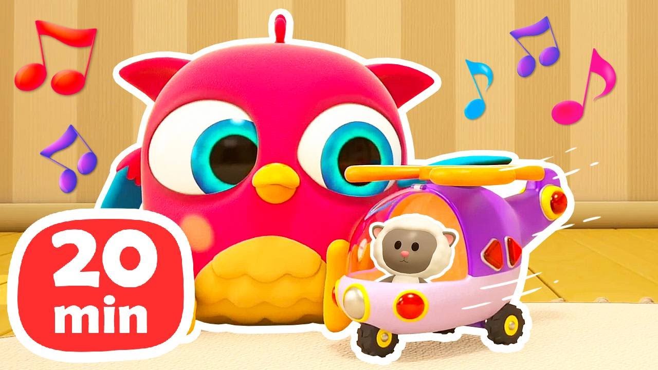 Impariamo i numeri e i colori diversi insieme a Gufetto Hophop! 🔢🌈 Cartoni animati per bambini