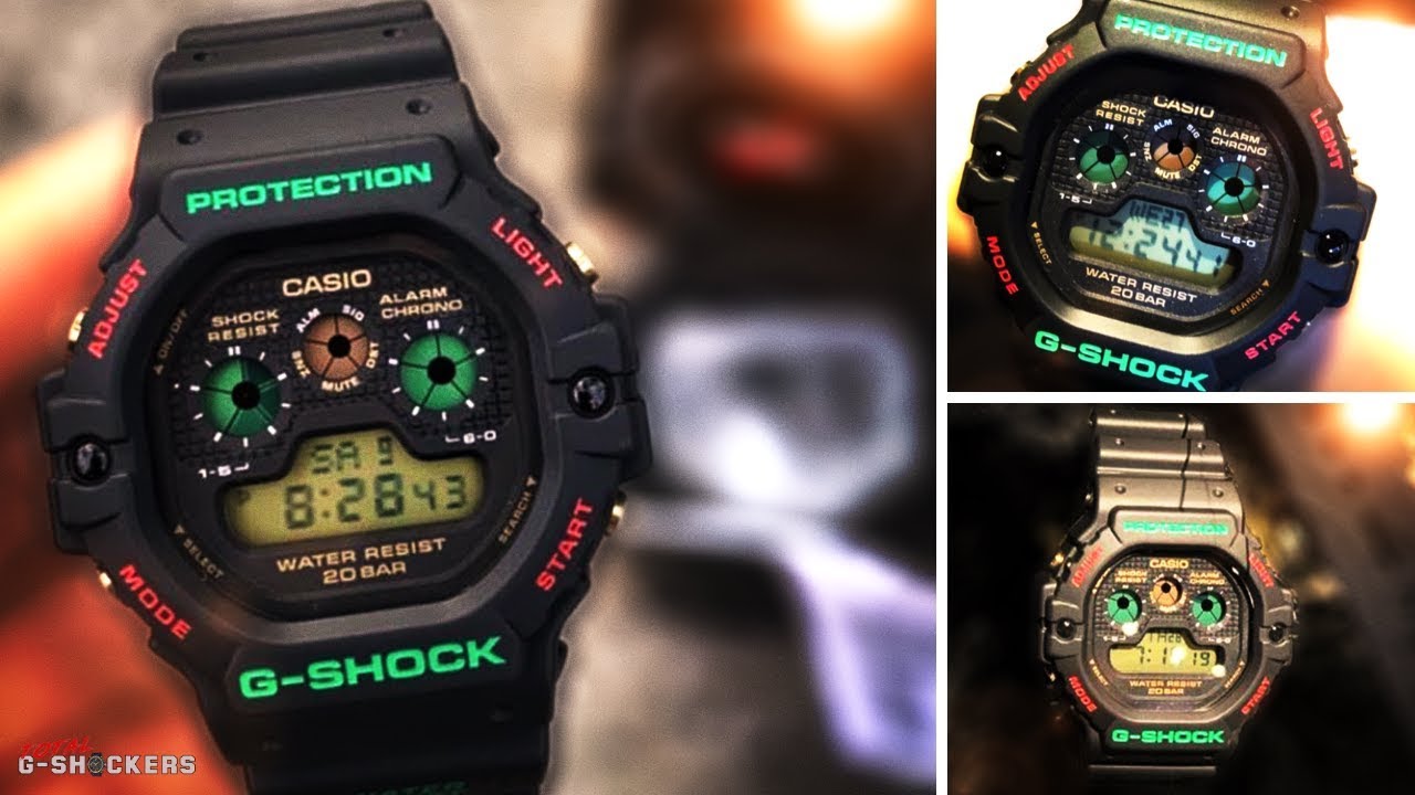 Casio G-Shock Cyfrowe czarno-czerwone | DW5900TH-1