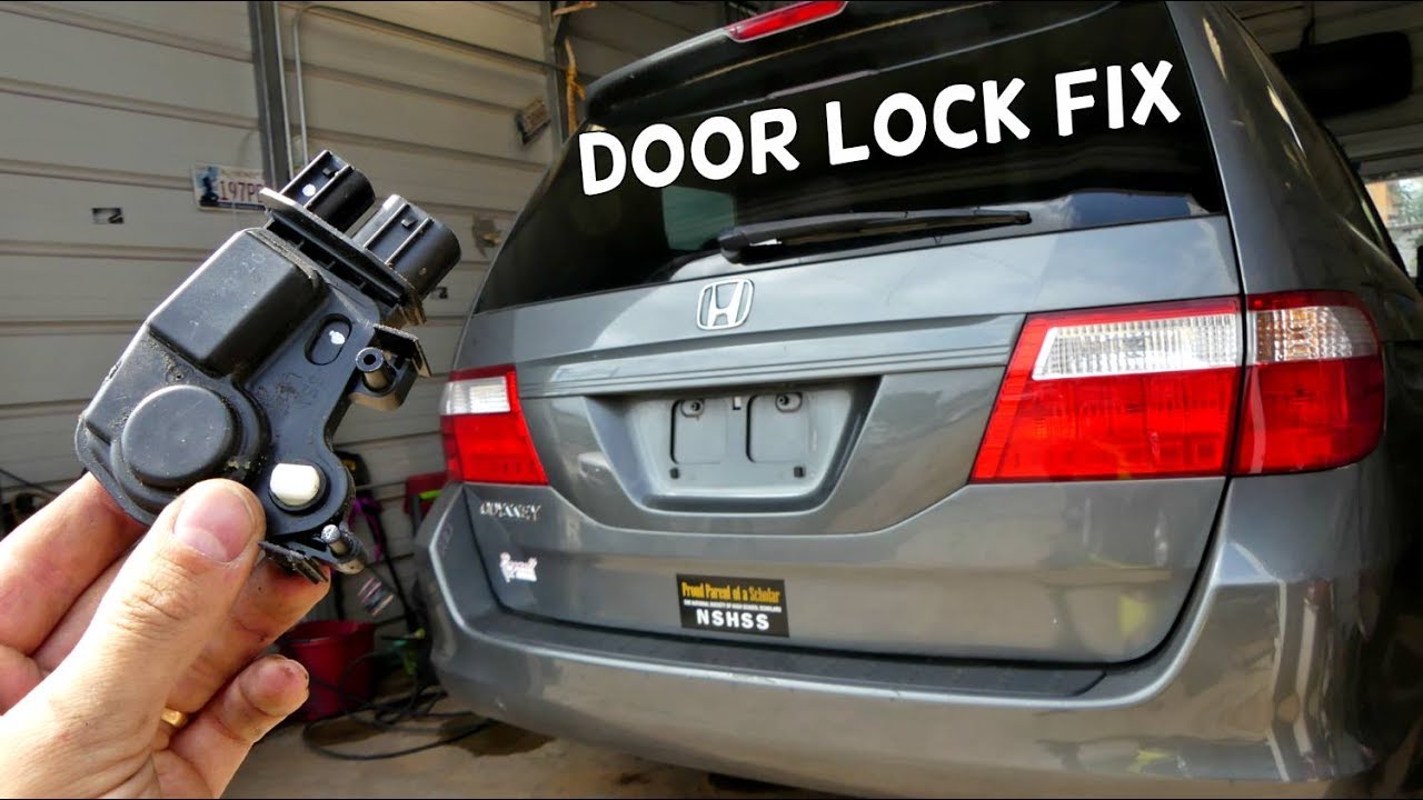 HONDA ODYSSEY DOOR LOCK ACTUATOR REPLACEMENT REMOVAL