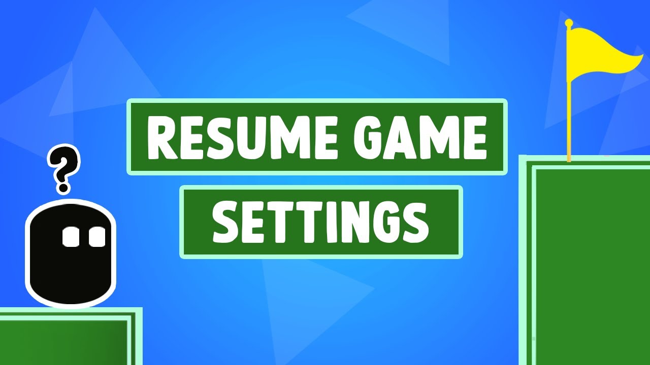 What If The PAUSE MENU Was A Puzzle Game?