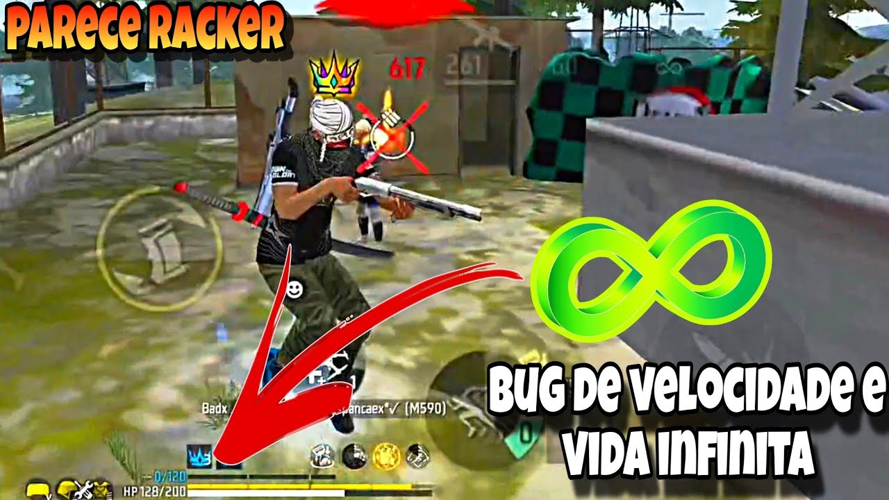 ABSURDO! FIZ O NOVO BUG DE VELOCIDADE E VIDA INFINITA NO FREE FIRE, POCO X6 PRO