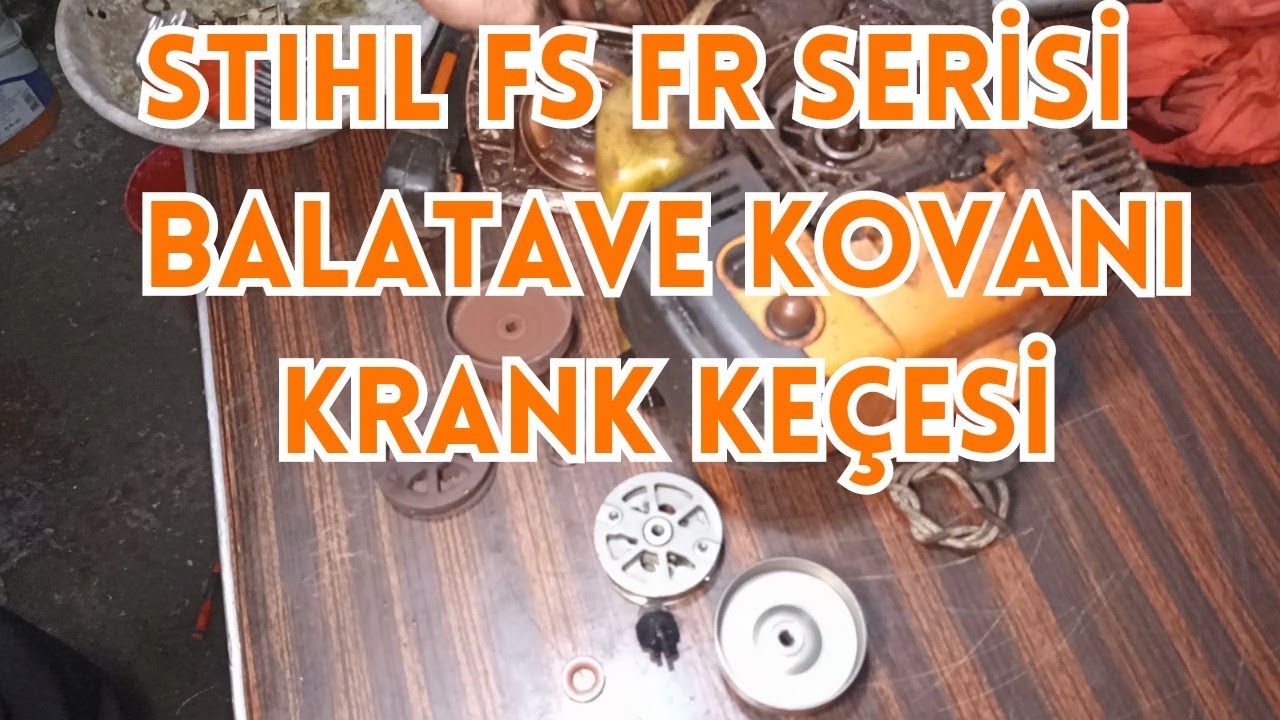 #STIHL FR FS 400 480 450 BALATA KOVAN VE #KRANK KEÇESİ