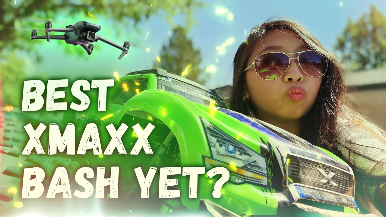 TRAXXAS X-Maxx bash?! DRONE?! YESSIR the green machine is BACK!!
