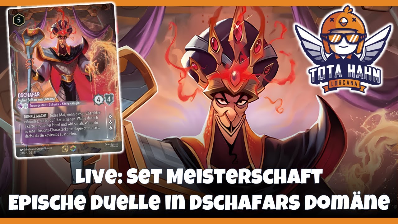 Teil 1: Set-Meisterschaft - epische Duelle in Dschafars Domäne | Disney Lorcana