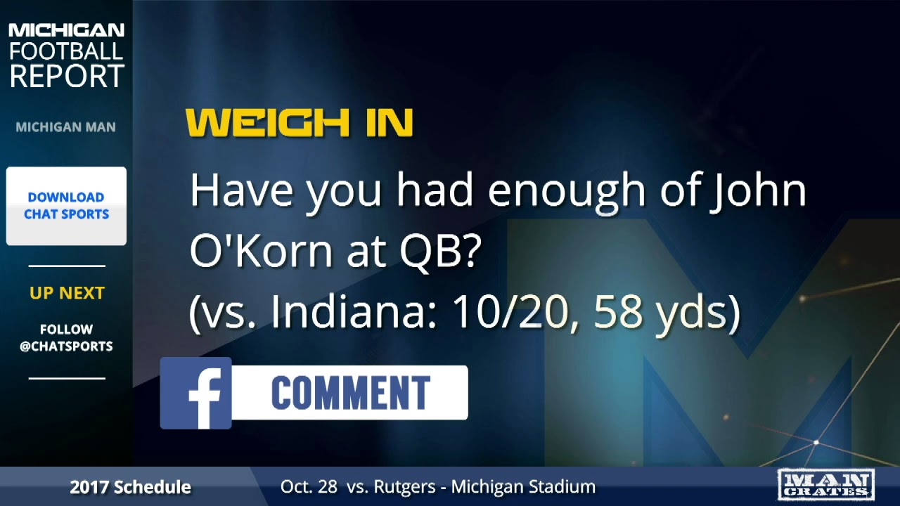 James Yoder goes OFF on John O'Korn's play at QB