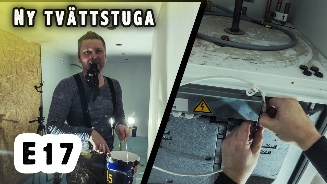 Tvättstuga & Walk-in Closet #17 - Målar, Sätter Snobbkant & Monterar CTC EcoZenith i360!
