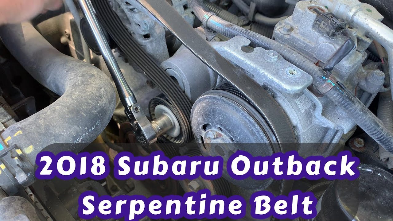 Замена ремня ГРМ Subaru Outback 2018 2.5L