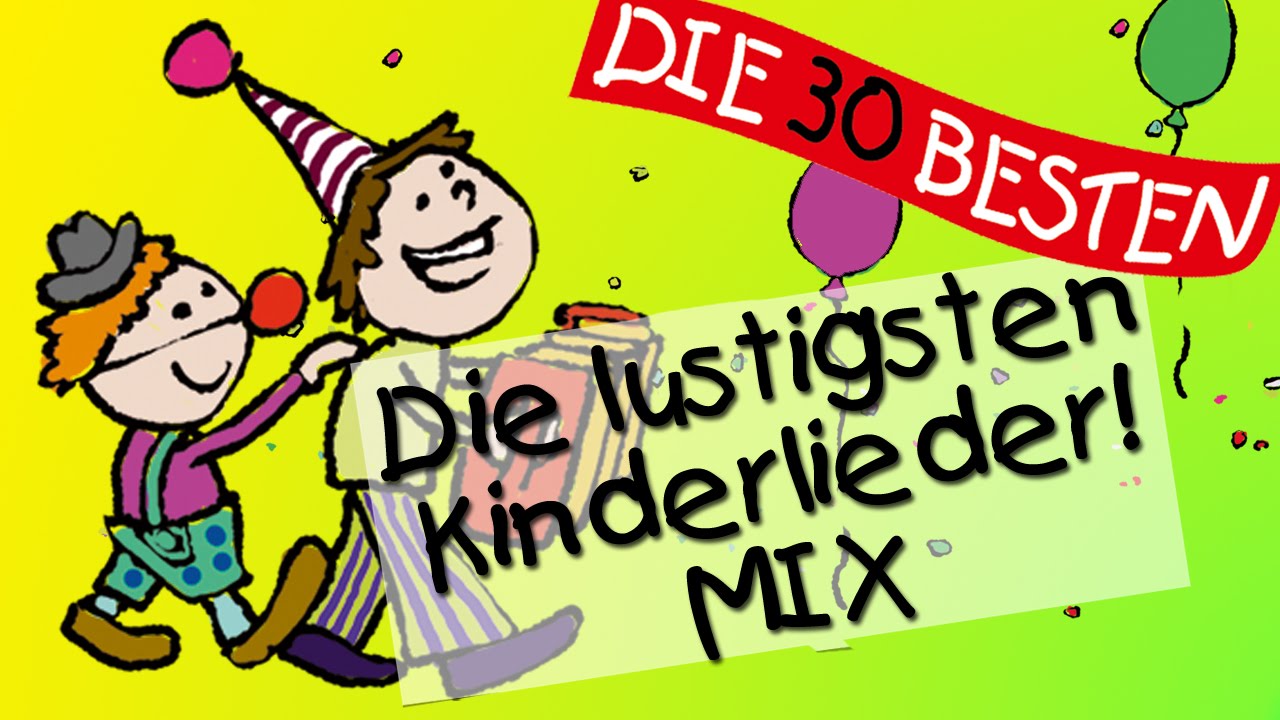 Der lustige Kinderlieder Mix - Die witzigsten Kinderlieder zum Mitsingen!