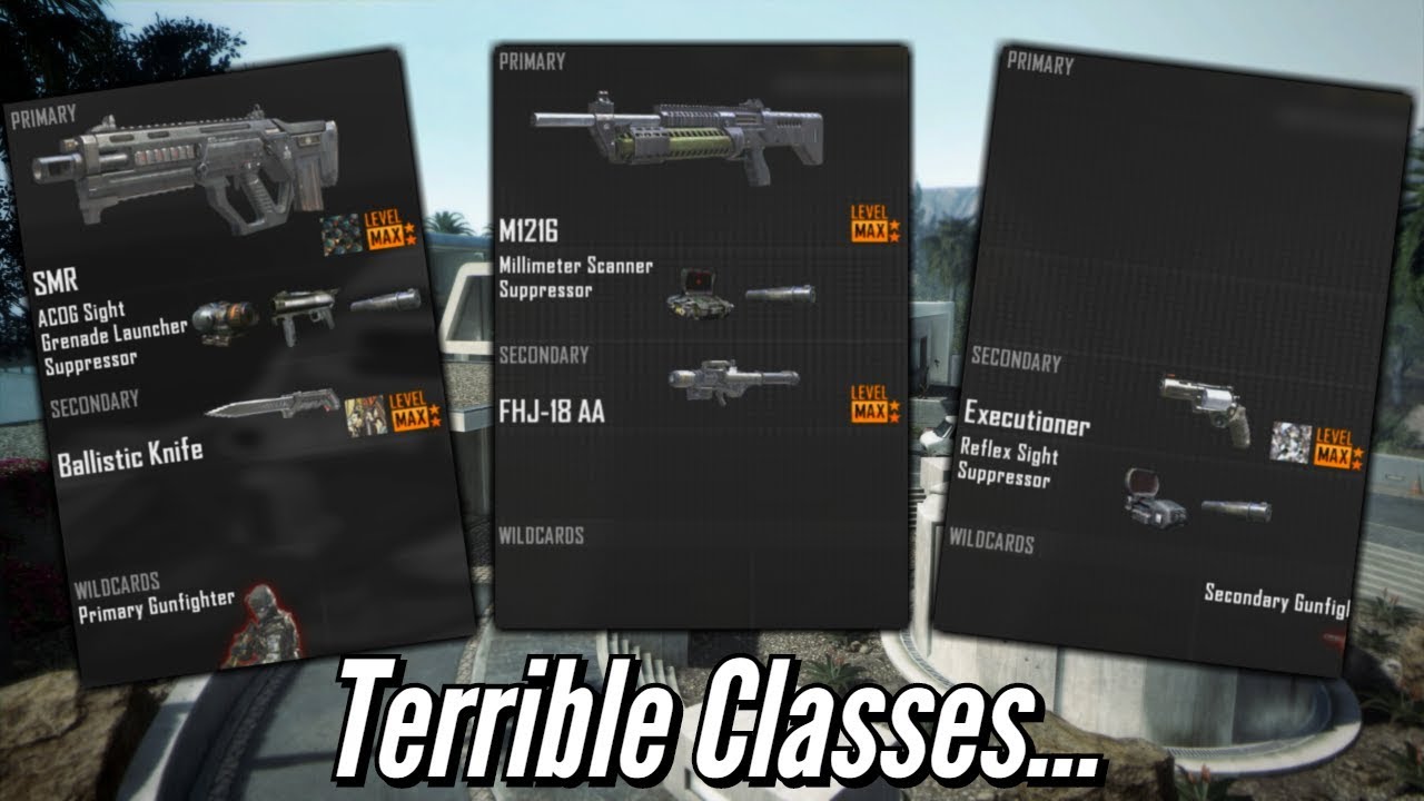 Using The WORST Classes In Black Ops 2...