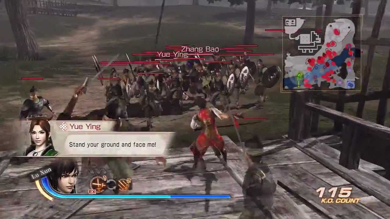 Dynasty Warriors 7 (US) - Lu Xun Story Gameplay - Battle of Yi Ling (Chaos Difficulty) [HD]