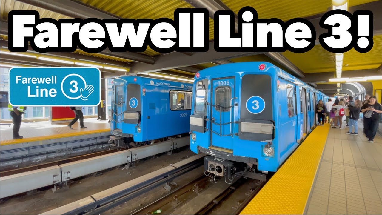 Я посетил прощальное мероприятие TTC Line 3!