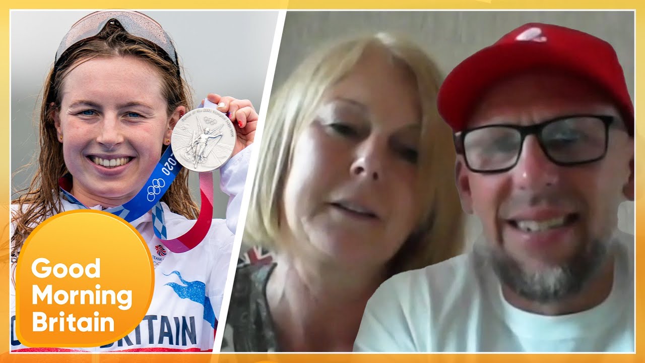 Georgia Taylor-Brown's Parents Talk Incredible Moment She Overcame Tyre Puncture to Win Silver | GMB