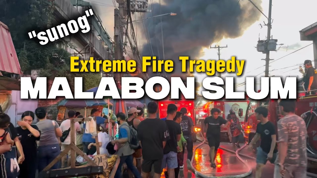 BIG FIRE in MALABON CITY |OCT.22.2025 FIRE TRAGEDY in slum area Barangay Catmon 