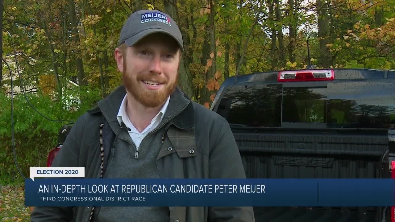 'My life hasn&rsquo;t been about my last name.' Peter Meijer wants voters to see him for his service