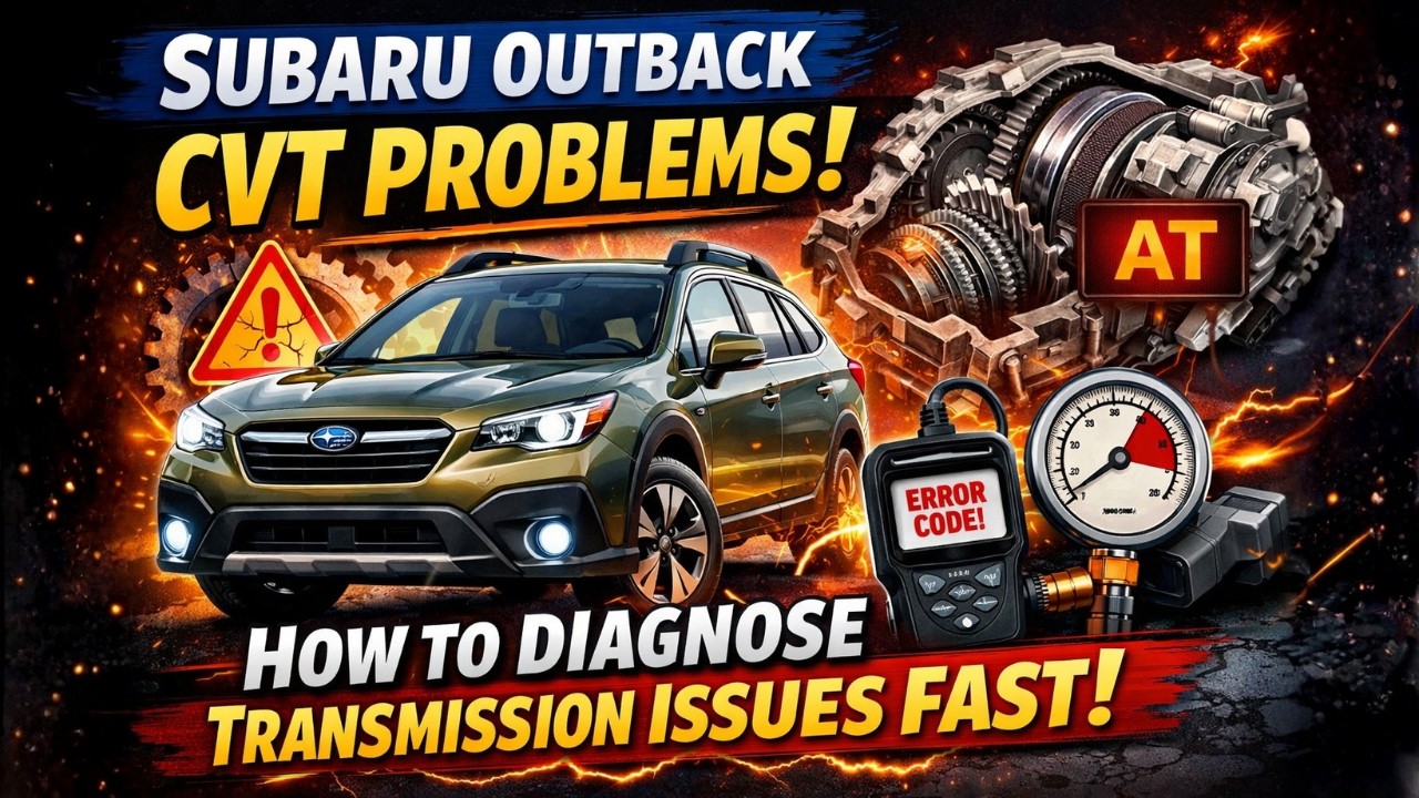 Subaru Outback CVT Problems How to Diagnose Transmission Issues Fast