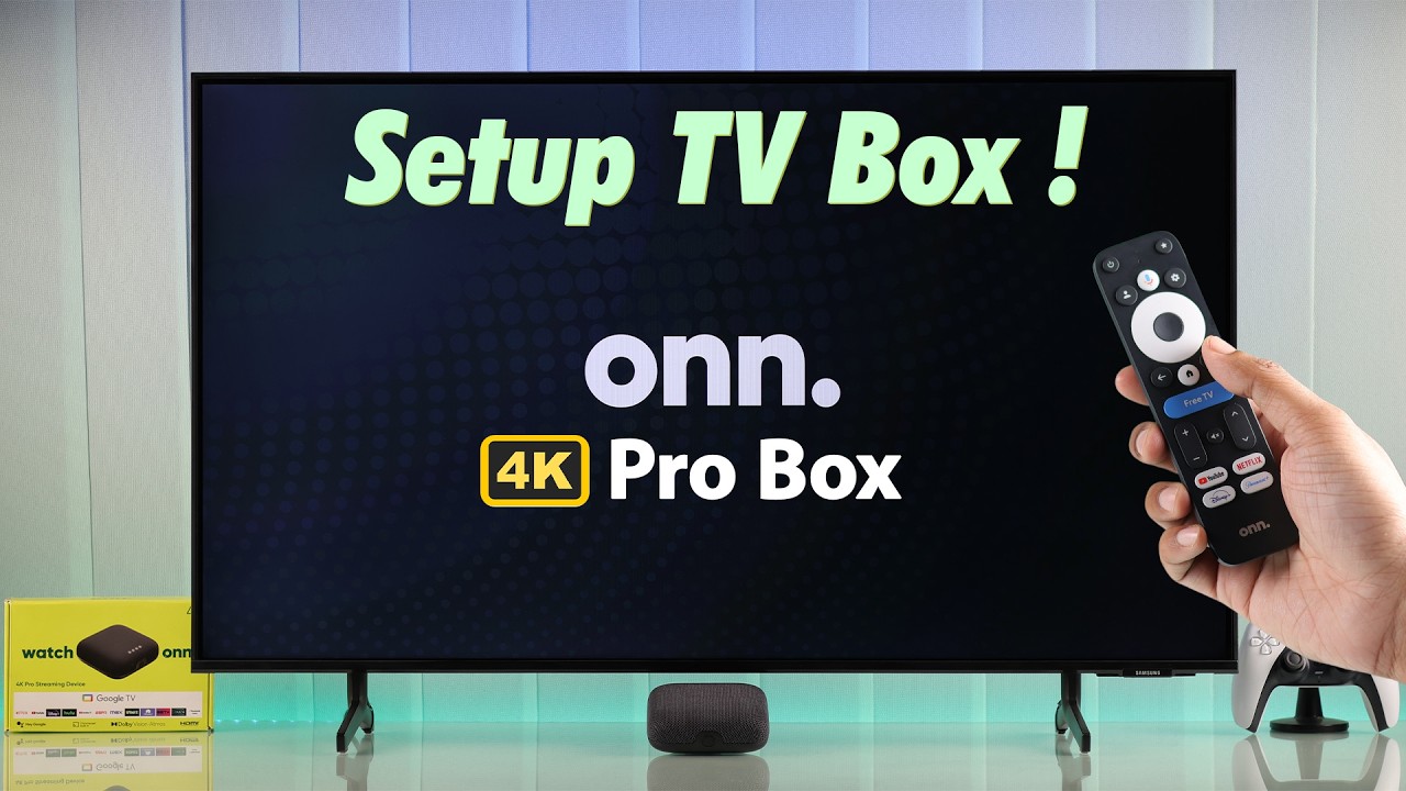 How To Setup ONN 4K Pro Google TV Streaming Box! [Beginner's]