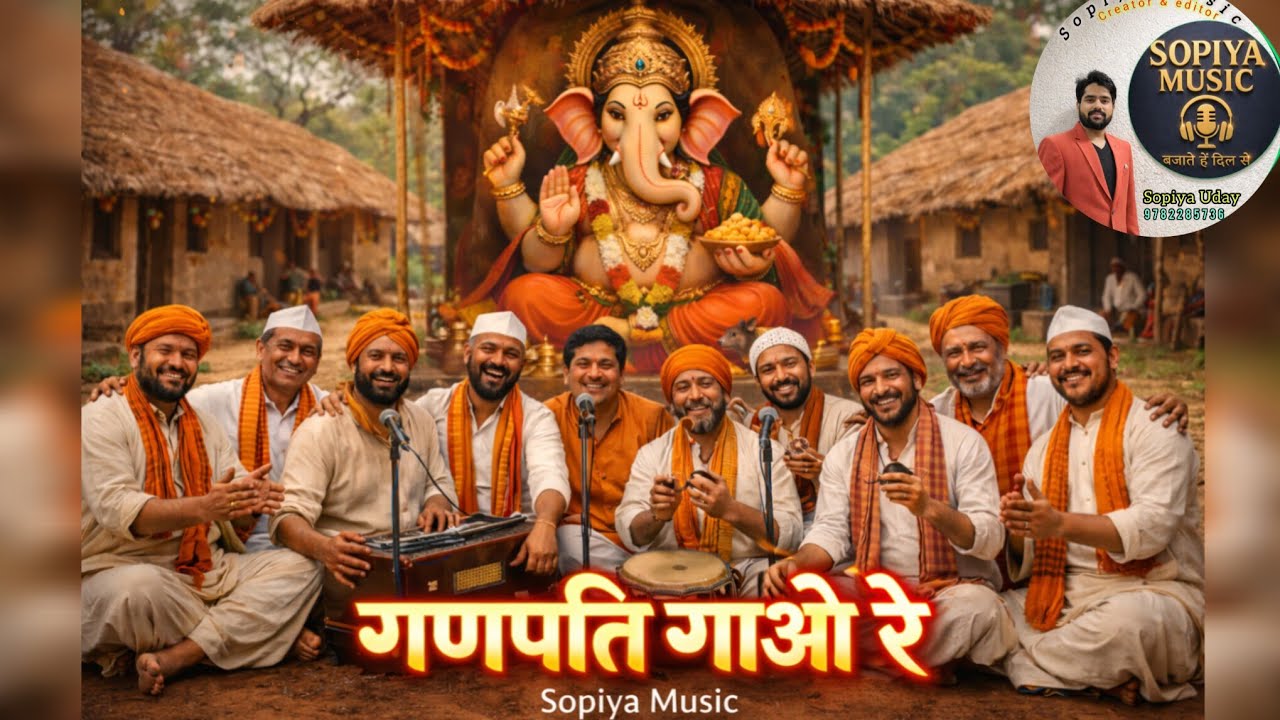 गणपति गाओ रे (कीर्तन) ll by SOPIYA MUSIC youtube channel #ganpati #गणपतीभजन 